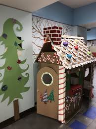 Pin By Mia Kemp On Ot Christmas Office Christmas Decorations Christmas Door Decorating Contest Christmas Gingerbread House