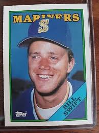 BILL SWIFT MARINERS 1988 TOPPS TRADED BASEBALL CARD #117T