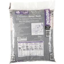 Pavestone 0 5 Cu Ft Paver Base 98001 The Home Depot Grey Pavers Paver Edging Paver Patio