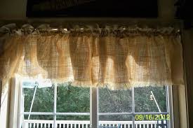 I bought the swing rods many years ago to use for a decorator's showhouse room i completed. Burlap Window Valance No Sew But Lots Of Paint Hometalk