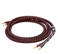 OEM Factory 12AWG Hi Fi Speaker Wire 1m/2m/3m Durable Digital Gold Plated  Audio Cable for Soundbar Home Theater