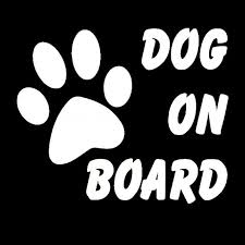 Baby On Board Sign Black And White Warning Signs Car Stickers Baby On Board Dog Stylish Cute Car Stickers Black Silver White Car Stickers Cute Cars Cute Stickers