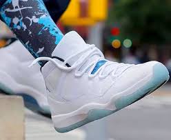 Air Jordan 11 Retro Legend Blue 378037 117 Light Blue Leather And Patent Leather White Legend Blue Basketball Shoes In 2020 Blue Basketball Shoes Air Jordans Blue Sneakers