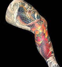 Cá chép hình xăm nhật cổ full chân. Hinh XÄƒm Full Chan Nam Ná»¯ Ä'áº¹p 1001 Tattoo Full Chan