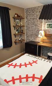 Boy S Dream Baseball Room Project Nursery Baseball Room Kids Baseball Room Baseball Room Decor
