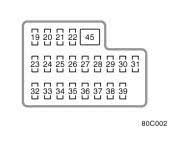 The fuse block for your car is located here Kick Panel Fuse Block Ih8mud Forum