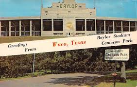 This is living stories, featuring voices from the collections of the baylor university institute for oral history. Waco Texas Baylor Stadium Cameron Park Vintage Postcard Aa10231 Ebay