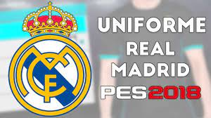 Sitio web dedicado a la recopilación de escudos y logos para el pro evolution soccer pc ps3 ps4. Uniforme Do Real Madrid Pes 2018