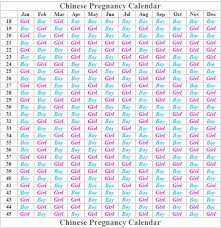 chinese baby calendar templates free printable