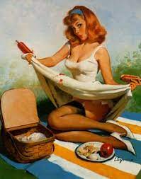 Gorgeous vintage girl, woman retro art photo reprint 8 x 10 classic art style pinup. Pinup Girls 2