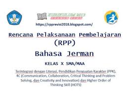 Check spelling or type a new query. Rpp K13 Bahasa Jerman Kelas X Sma Revisi 2017 Perangkat Kurikulum 2013 Revisi 2018