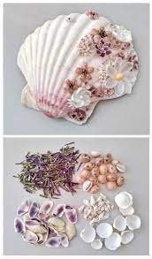 This diy jellyfish seashell craft is the perfect craft to do during the summer. Scallop Shell Decoration Seashell Crafts Shell Crafts Diy Shell Flowers