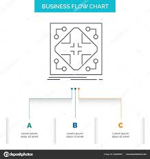 Data Infrastructure Network Matrix Grid Business Flow Chart