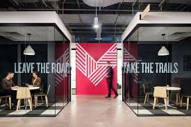 Gather Case Study Branding Web Design Interior Design Studio In Richmond Virginia Campfire Co Coworking Office Coworking Office Wall Graphics