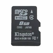 Rks microsd 8gb cards class10 memory card for mobile, tablet, bluetooth speaker, home theater (black) ₹299. 8gb Kingston Microsd Sdhc Tf C4 Memory Card Memoria F Phone Tablet