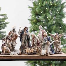 Christmas manger drawing at getdrawings. Colorful Nativity Scene Set Of 11 Kirklands