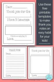 These are just few of the things that our kids must be thankful for. Free Printable Thank You Card Printable Thank You Cards For Kids 2 The Kitchen Table Classroom