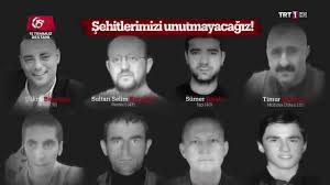 O gece milyonlar, vatanı demokrasi ve geleceği için sokağa dökülmüş, hainlere dur demişti. 15 Temmuz Sehitleri Unutmayacagiz Trt Avaz Youtube