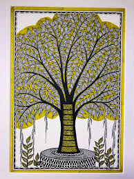 Kalpvriksha The Tree Of Life 10 By Pratibha Madan Paintings For Sale Bluethumb Online Art Gallery Tree Of Life Painting Madhubani Art Madhubani Painting