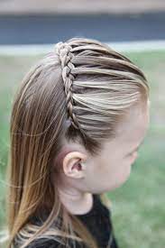 25 Little Girl Hairstyles You Can Do Yourself Headband Hairstyles Braid Front Of Hair Kids Hairstyles
