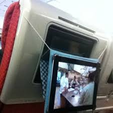 Turn Your Ipad Into An Airplane Seat Back Video Screen Using 2 Cents Worth Of Materials