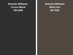 Sherwin Williams Tricorn Black The Best