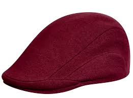 Kangol Hats Mens Burgundy 100 Wool Flannel 507 Size Xl