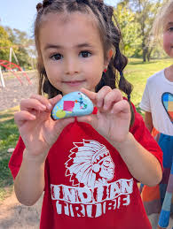 re-hiding a rock at gas city park