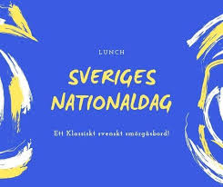 Sveriges nationaldag 2021 och sveriges nationaldag 2022. Nationaldagslunch Hotell Bellevue Hjo 6 June 2021