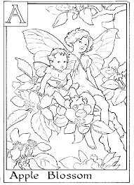 Elephant coloring pages for adults printable. Flower Fairies Coloring Pages