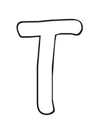 Here Are Some Of The Letter T Activities That I Did With My Pre K Class Color T Trace T Make A Turtle Found F Bubble Letters Letter T Letter A Coloring Pages