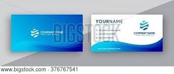350gsm matt card paper stock. Business Card Modern Vector Photo Free Trial Bigstock