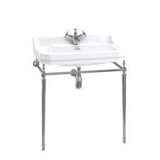 edwardiaanse wastafel 80cm recht onderstel klassieke badkamers elegant bathroom burlington bathroom wash stand