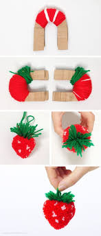 Avec Des Pompons Chez Elkalin Com Pompon Diy Diy Bricolage Artisanat Bricolage