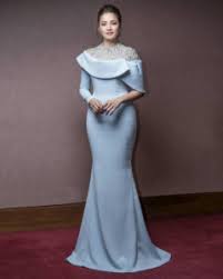 Stunning Rizman Ruzaini Dress Worn By Actress Fazura Bluedress Dress Weddingdress Simpledress Diamond Gaun Malam Pakaian Wanita Model Baju Wanita