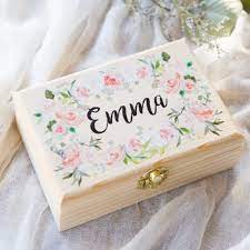 Shop beautiful and affordable flower jewelry at jtv today. Personalized Floral Jewelry Box Z Create Design
