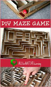Upcycled Cardboard Tube Maze Game Maze Game Craft Activities For Kids Sensory Crafts