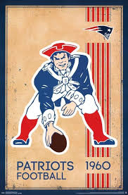 Horario y dónde ver en vivo hoy por tv el juego de la final de la conferencia americana de la nfl. New England Patriots Vintage Logo 22x34 Football Poster Nfl New England Patriots New England Patriots New England Patriots Logo