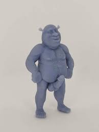 Free STL file Shrek nude・3D printing idea to download・Cults