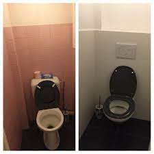 cubeconstruct toilette wc toilettesurmesure toilettesuspendue interieur chantier renovation design deco carrelage creation crea