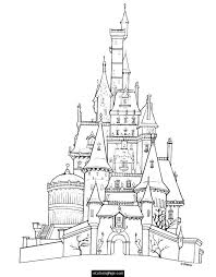 Search through 623,989 free printable colorings at. Disney Beauty And The Beast Castle Printable Coloring Page Castle Coloring Page Disney Coloring Pages Castle Drawing
