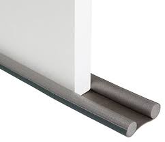 Burlete Bajo Puerta Doble Rollo Gris 2 5x95 Cm Leroy Merlin Protector De Puertas Puerta Doble Cubre Puertas