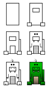 They're heavy on the detail and surely the artists spent a lot of time 1. How To Draw Animals That Are Cute Using Mostly Rectangles