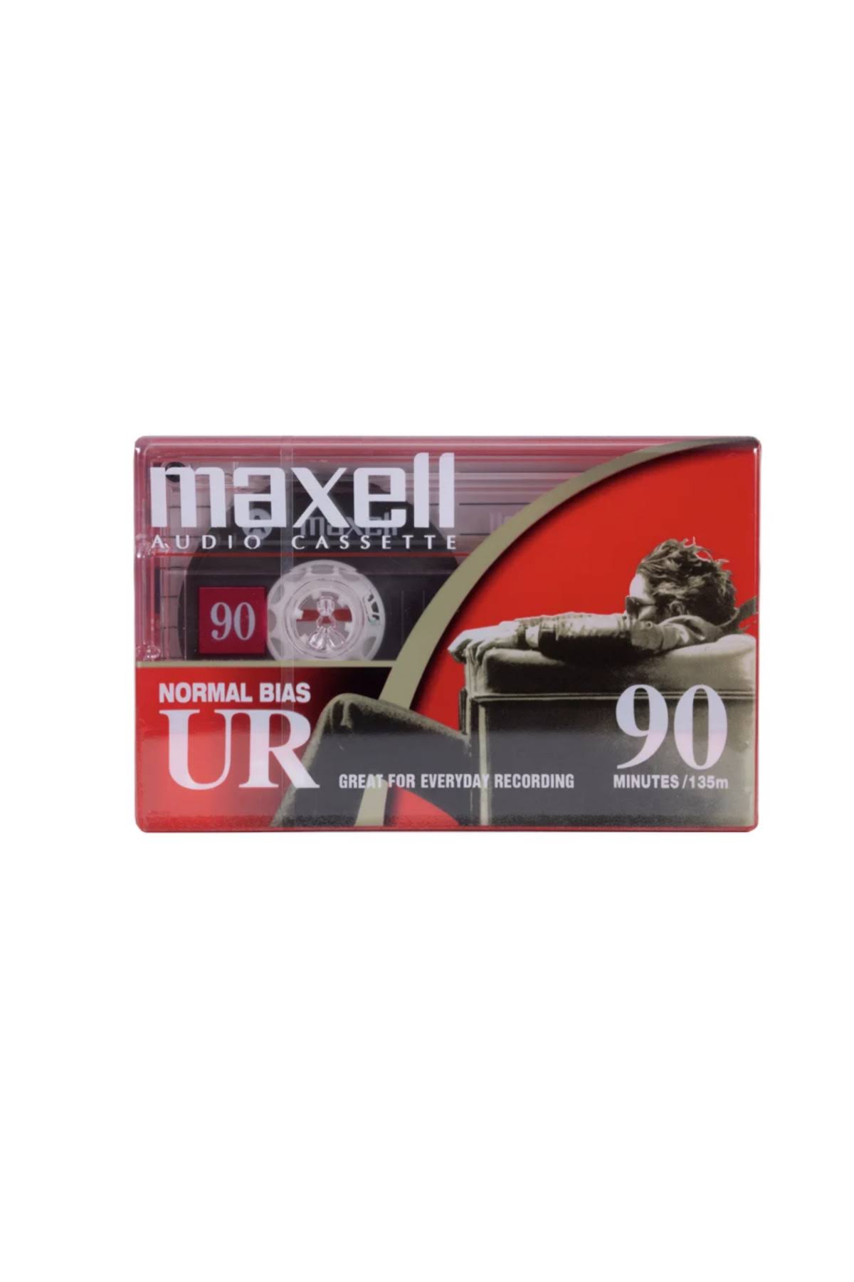 Maxell 108510 UR-90 Single Normal Bias Audio Cassette