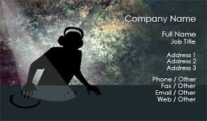 Business Card Templates Dj