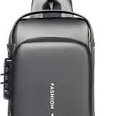 Antifurto Zaino Monospalla Uomo Borse piccole a tracolla,Business da Petto  Leggero con Porta di Ricarica USB,Outdoor Viaggio Hiking multi borsa Zaino  ...