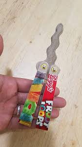 Butterfly Toy Knife Made Of Cereal Boxes And Lego Pieces Butterfly Knife Toy Boxes Lego Boxes