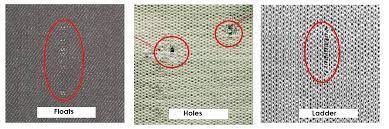 Here are some knitting faults: Classification Of Fabric Defects