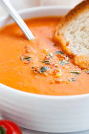 Can be substituted with canned tomato. Creamy Roasted Tomato Soup With Basil Plated Cravings