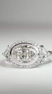 Pin On Modern East West Engagement Ring